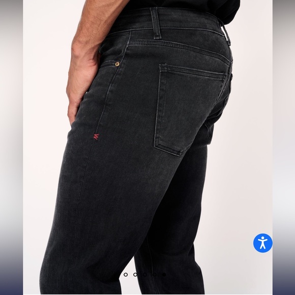 Warp + Weft ORD Chicago Straight Jean Asphalt Black Men’s 35 x 30 NEW With Tags - Picture 11 of 16